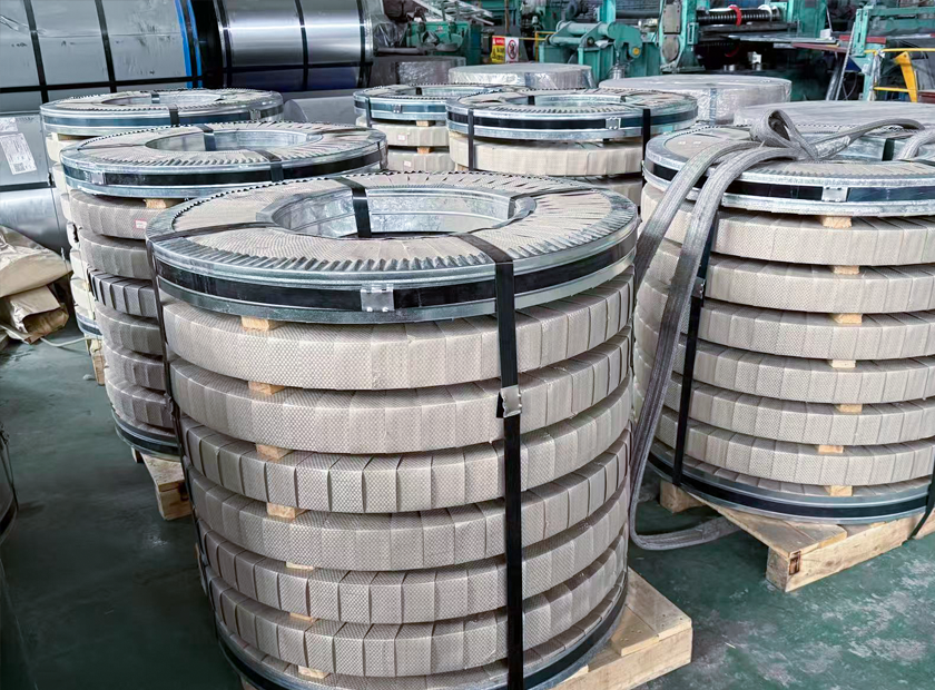 Packaging of Slitted Coils-Vertical 1-3.5 Ton