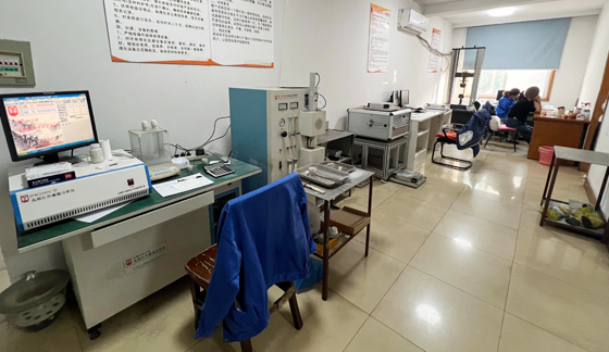 Laboratory iron loss test